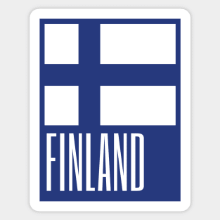 Finland Country Symbols Sticker